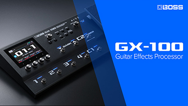 GX-100 Guitar Effects Processor with Color Touch Display